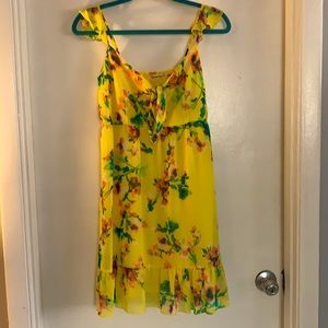 Liberty Love yellow and peach floral sundress